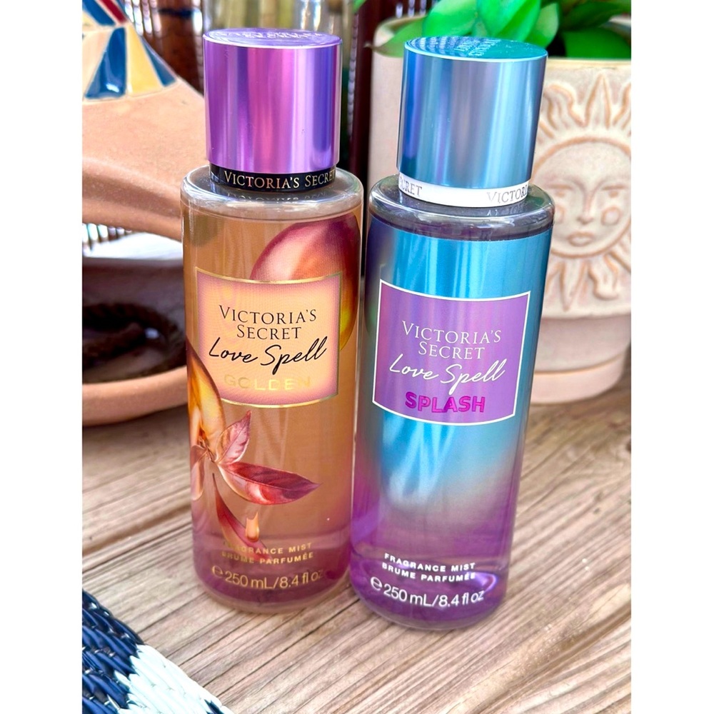 Victorias Secret Love Spell Splash and Golden NEW